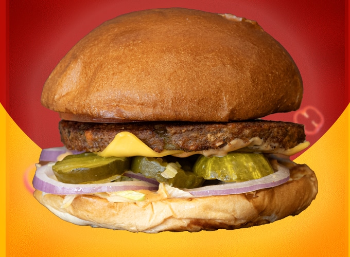 Halal Eatz Veggie Burger